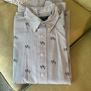 Brooks Brothers Fleece Boys Size Large NWOT button down